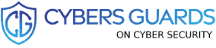 Cybers Guards On Cyber Security Blue Gradient Logo