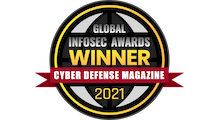 2021 Cyber Defense Mag Award logo