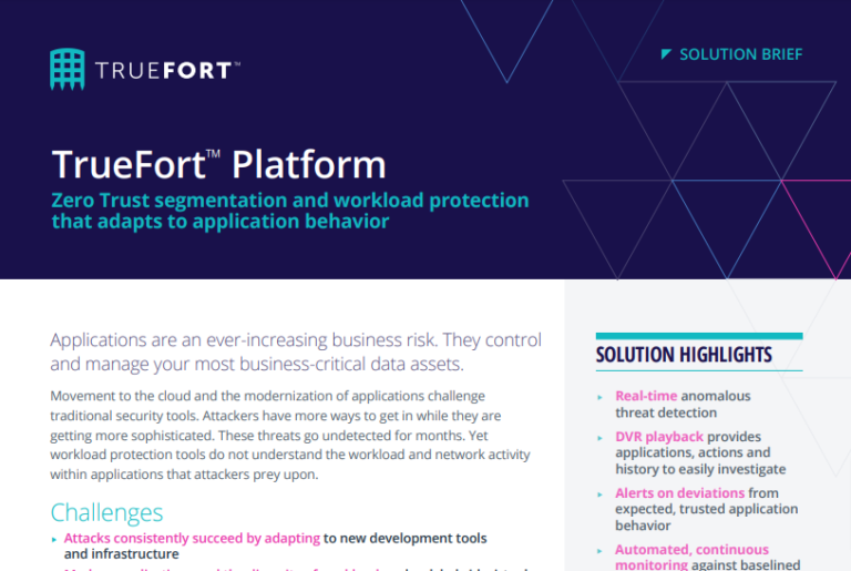 TrueFort™-Platform