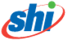 SHI Red Blue Green logo
