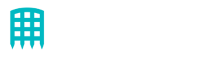 TrueFort white horizontal logo with turquoise emblem